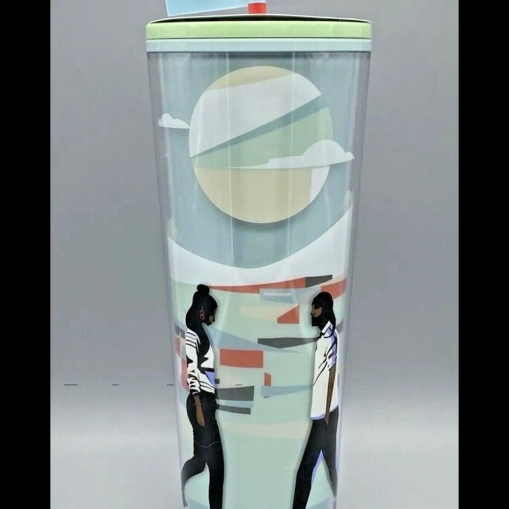 Starbucks + Lou 2024 Venti Tumbler Black History Month Damon Brown
